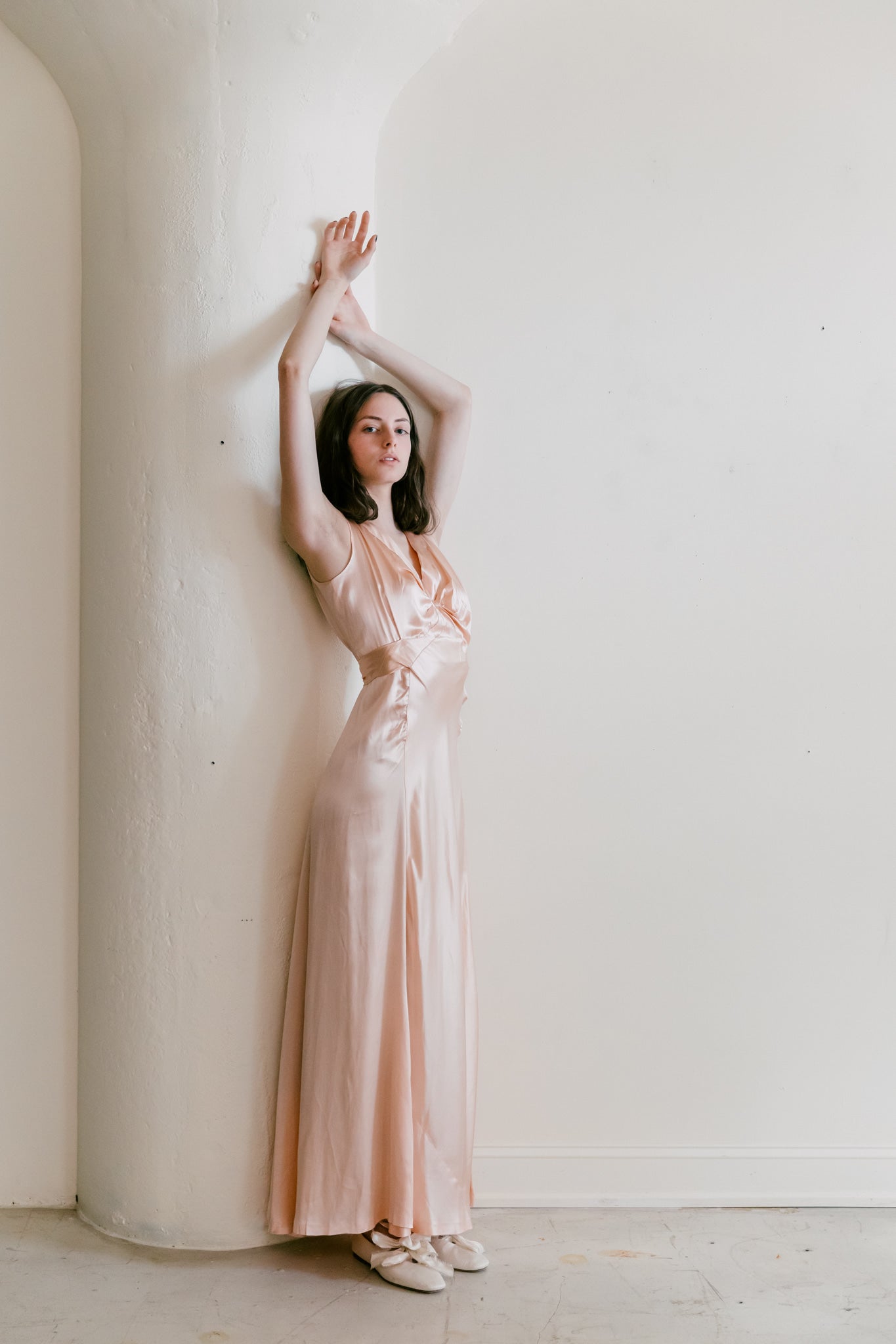 Pink Silk Long Dress With Dupatta | Silk dress long, Long gown for wedding, Pink  silk dress